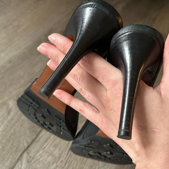 Couture Leather Heeled Sandals - Picture 4 of 6